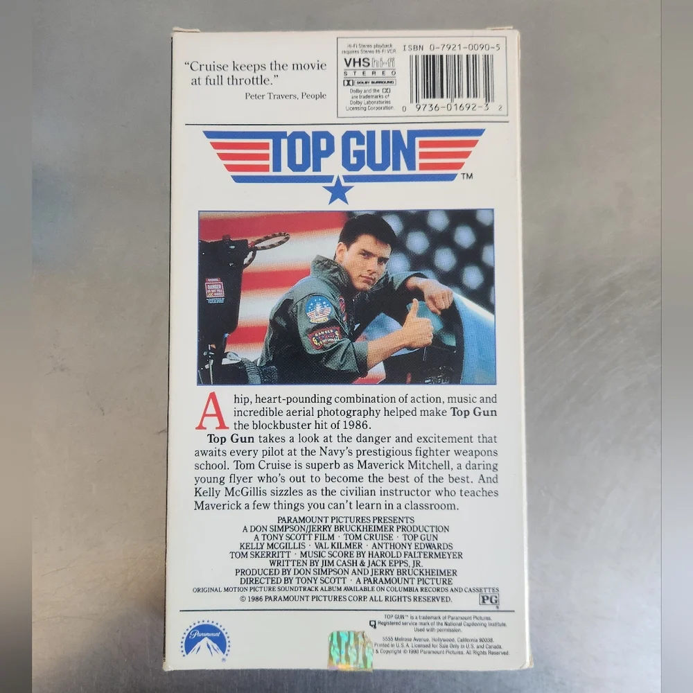 Top Gun VHS - Picture 2 of 6